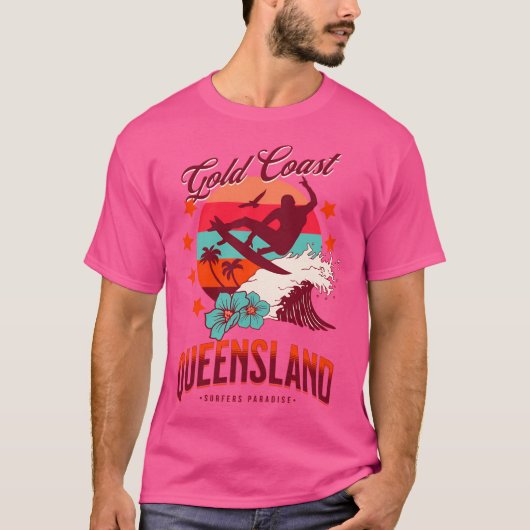 Surfers Paradise T-shirt (Voorkant)