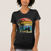 Surfer's Paradise zonsondergang T-shirt (Voorkant)