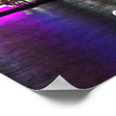 Surfers Paradse nachtlichten Poster (Hoek)