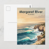 Surfers Point, Margaret River Australië Briefkaart (Voorkant / Achterkant)