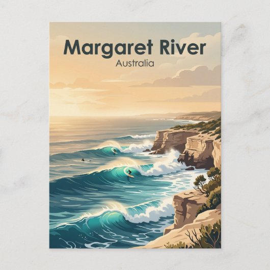 Surfers Point, Margaret River Australië Briefkaart (Voorkant)