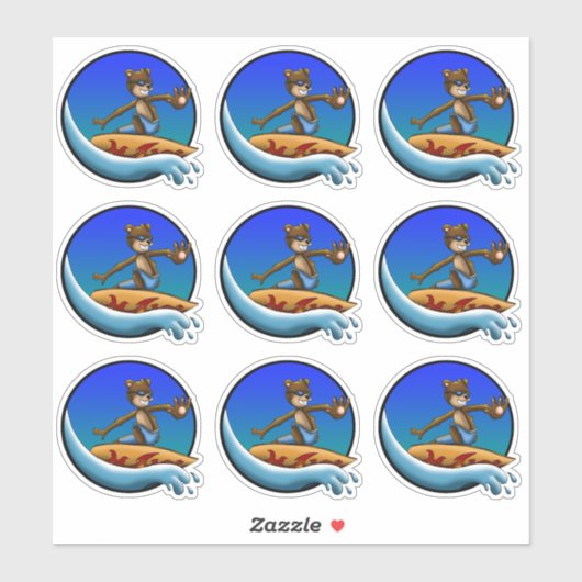 Surfers Sticker (Vel)