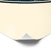 Surfer's Sunset Wave Glossy Poster (Hoek)