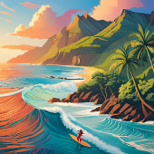 Surfer's thermische tumbler thermosbeker