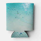 Surfers uitzicht, heldere oceaan. blikjeskoeler (Voorkant)