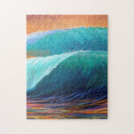Surfers Uitzicht van de loop Legpuzzel