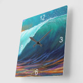 Surfers Uitzicht van de loop Vierkante Klok (Hoek)