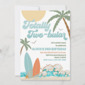 Surfers Verjaardagsfeest Uitnodiging (Voorkant)