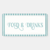 Surfersboard Baby Shower Sekseneutrale Aankondigin Spandoek (Horizontaal)