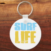 Surferstijl voor Surf Life Beach Sleutelhanger (Voorkant)