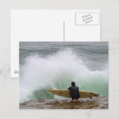 Surfersurfen Briefkaart (Voorkant / Achterkant)