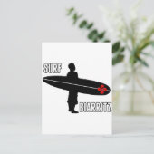 Surfeur Biarritz Basque Briefkaart (Staand voorkant)