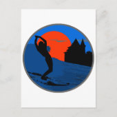 Surfeur de Biarritz Briefkaart (Voorkant)