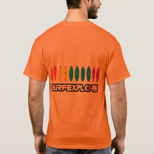 surfEXPLORE + Bella Canvas Organic Cotton T-shirt (Achterkant)