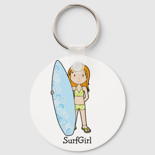 SurfGirl Sleutelhanger (Voorkant)