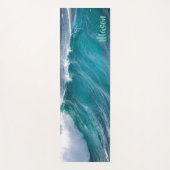 Surfgolf (met gepersonaliseerde naam) Yoga Mat (Voorkant)