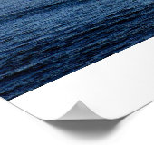 Surfgolven breken in Bali-Poster Poster (Hoek)