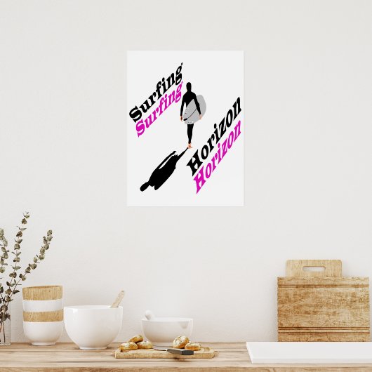 Surfhorizon Poster (Keuken)