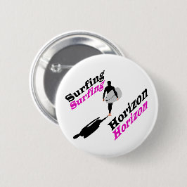 Surfhorizon T-Shirt Ronde Button 5,7 Cm