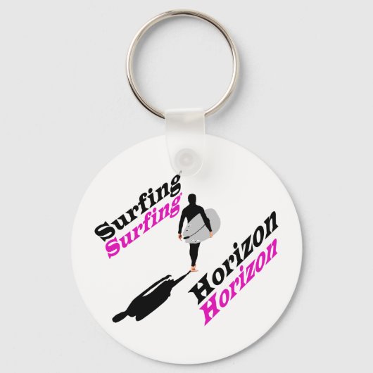 Surfhorizon T-Shirt Sleutelhanger (Voorkant)