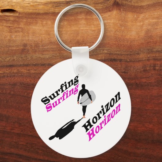 Surfhorizon T-Shirt Sleutelhanger (Voorkant)