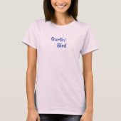 Surfin' Bird roze Surfer T-Shirt (Voorkant)