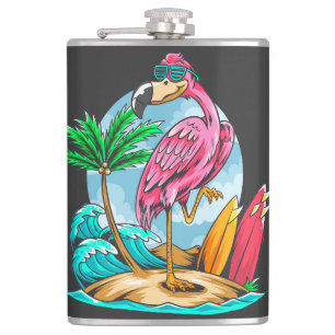 Surfin Flamingo! Kolf Heupfles