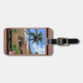 Surfin' Hawaii Bagagelabel (Voorkant horizontaal)
