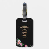 Surfin' Hawaii Bagagelabel (Achterkant verticaal)