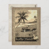 Surfin' Hawaii Briefkaart (Voorkant / Achterkant)