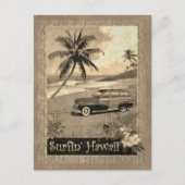 Surfin' Hawaii Briefkaart (Voorkant)
