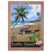 Surfin' Hawaii Klembord (Achterkant)