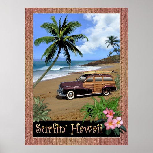 Surfin' Hawaii Poster (Voorkant)