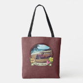 Surfin' Hawaii Tote Bag (Achterkant)