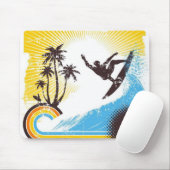 "Surfin" het net Muismat (Met muis)