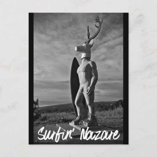 Surfin Nazare Briefkaart (Voorkant)