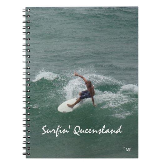surfin' Queensland Notitieboek (Voorkant)