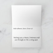 Surfin' Santa Feestdagen Kaart (Binnen)