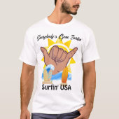 Surfin' USA Heren T-Shirt (Voorkant)