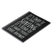 Surfing Accessories Gifts Ocean Cool Beach Surfer Notitieboek (Linkerzijde)