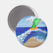 Surfing Angel Raphael Magnet (Voorkant / Achterkant)