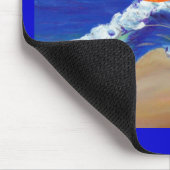 Surfing Angel Raphael Mousepad Muismat (Hoek)