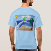 Surfing Angel Raphael Shirt (Achterkant)