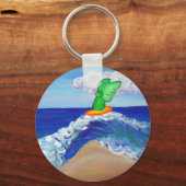 Surfing Angel Raphael Sleutelhanger (Voorkant)