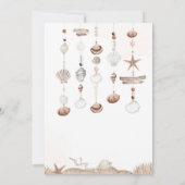 Surfing Beach Boho Baby On Board Baby Shower Kaart (Achterkant)