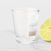 Surfing beach personalised shot glas (Links)