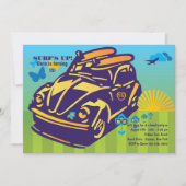 Surfing Buggy Invitation Kaart (Voorkant)