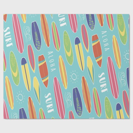 Surfing Cadeaupapier (Vlak)