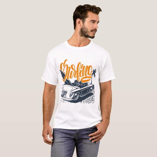 Surfing California T-shirt (Voorkant volledig)