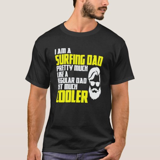 Surfing Dad Kitesurfer Surfing Windsurfing Surfer T-shirt (Voorkant)